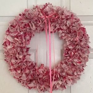 Wreath pretty in pink